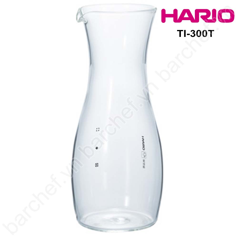 Bình thủy tinh chịu nhiệt Hario TI-300T 300ml