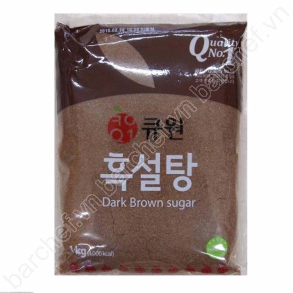 Đường nâu Hàn Quốc SAMYANG - túi 1kg (Dark Brown Sugar)