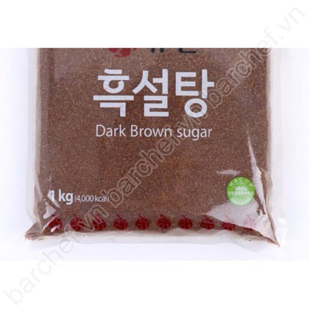 Đường nâu Hàn Quốc SAMYANG - túi 1kg (Dark Brown Sugar)