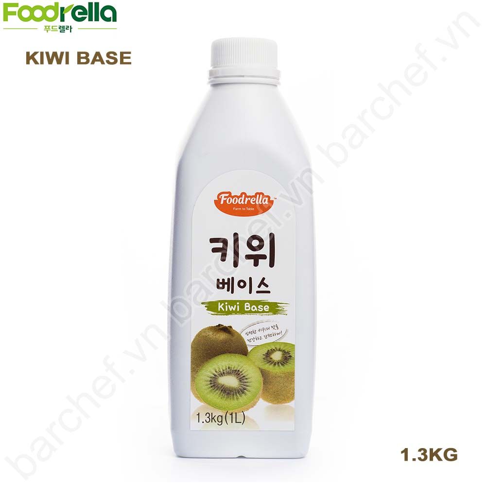 Mứt Kiwi Foodrella (Kiwi Puree) - chai 1,3kg