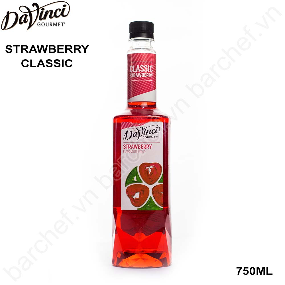 Siro Dâu tây Davinci Gourmet (DVG Strawberry Classic Syrup) - chai 750ml