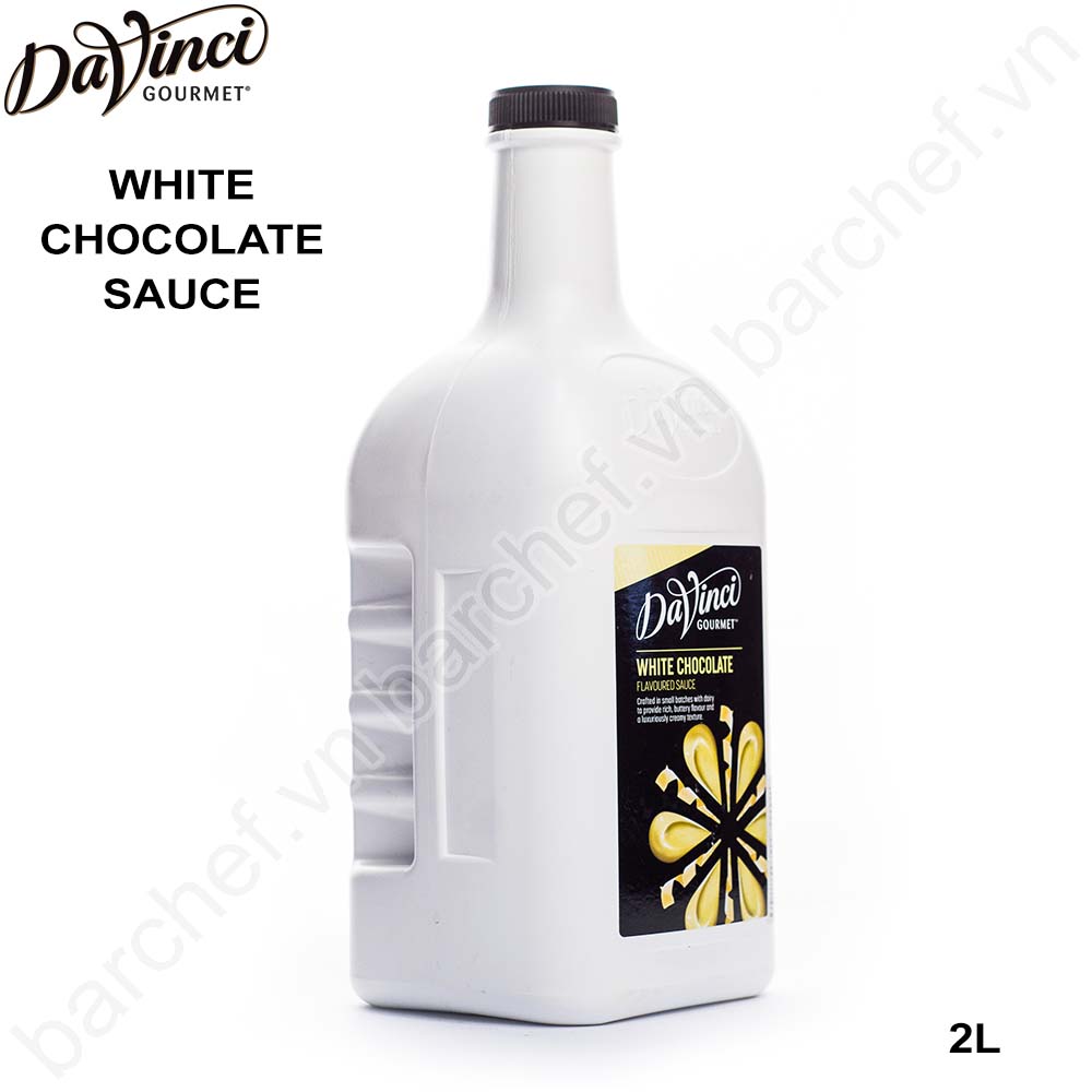 Sốt Sô-cô-la trắng Davinci Gourmet (White Chocolate sauce) - chai 2L