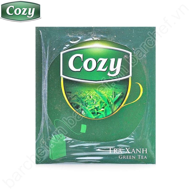 Trà xanh Thái Nguyên Cozy túi lọc - hộp giấy 50 gram - 25 túi lọc