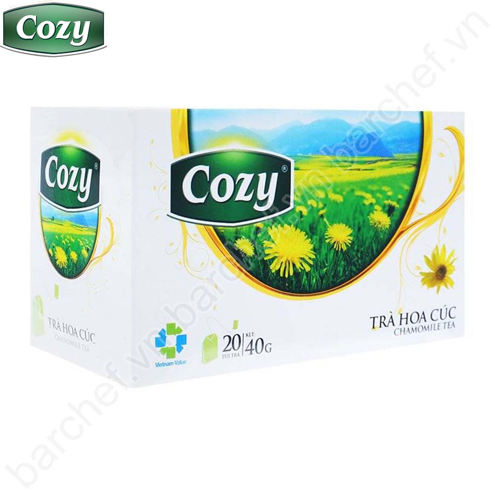 Trà Hoa cúc Cozy túi lọc - hộp giấy 40 gram - 20 túi lọc