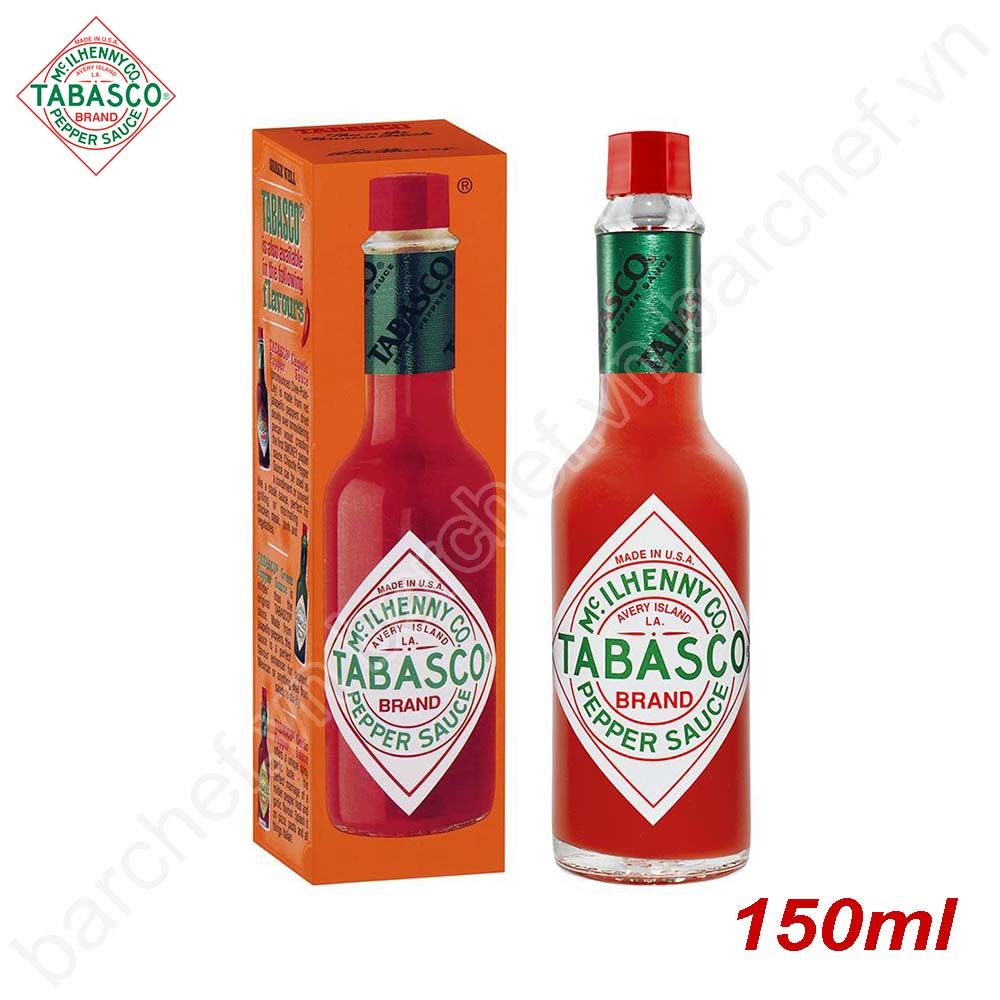 Sốt ớt đỏ hiệu Tabasco - lọ 150ml