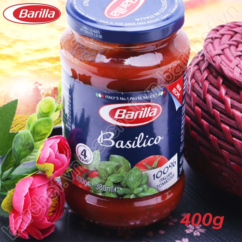 Sốt lá thơm Basilico Barilla – lọ 400gr