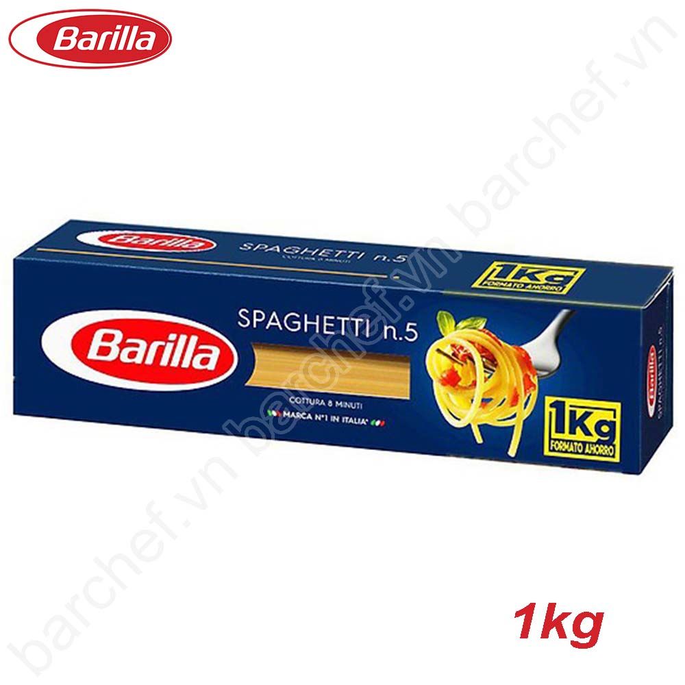 Mỳ sợi Spaghetti số 5 hiệu Barilla – hộp 1kg