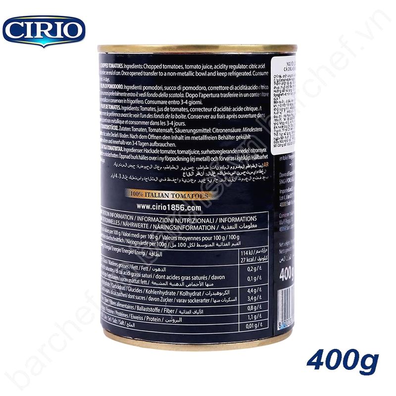 Cà Chua Băm hiệu Cirio - hộp 400g