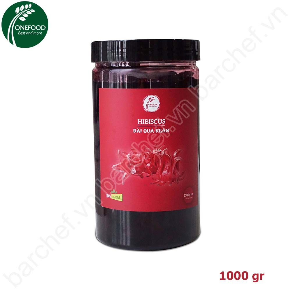 Đài quả ngâm Hibiscus Onefood - hộp 1kg