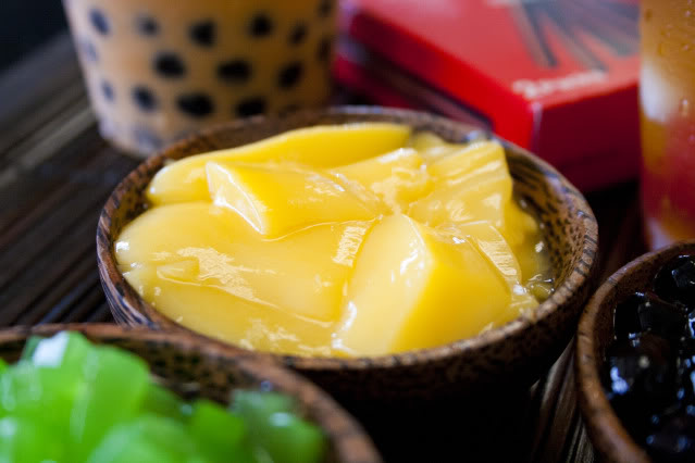 pudding trứng - loại topping trong trà sữa phổ biến