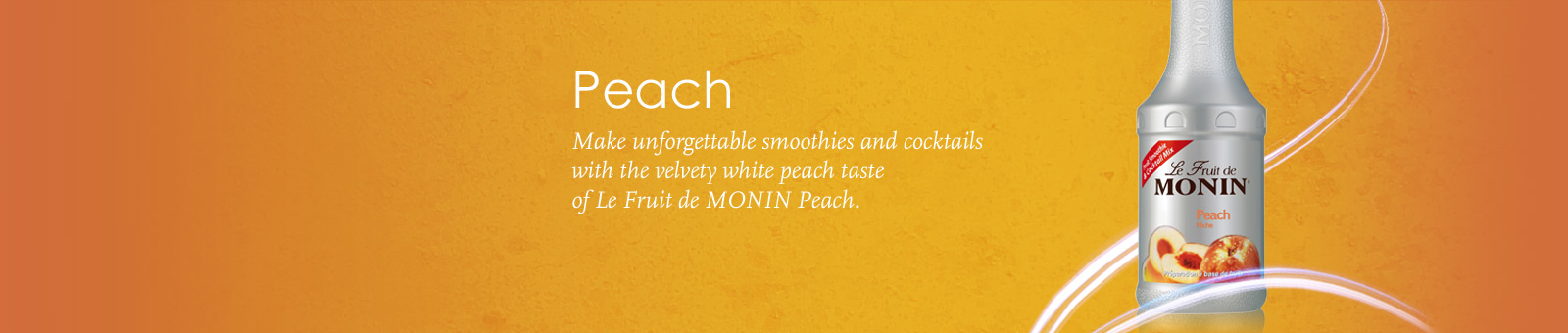 Mứt sệt dạng Puree Monin vị Đào (Peach) chai 1L