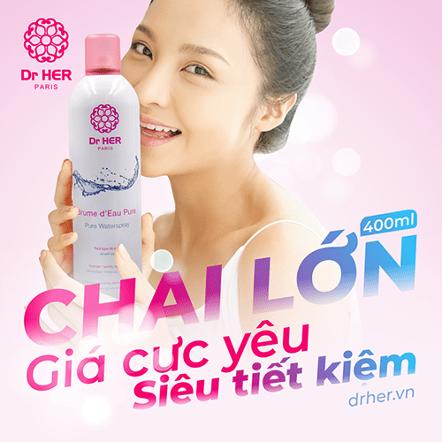 Xịt khoáng cấp ẩm Dr HER Paris 400ML 2