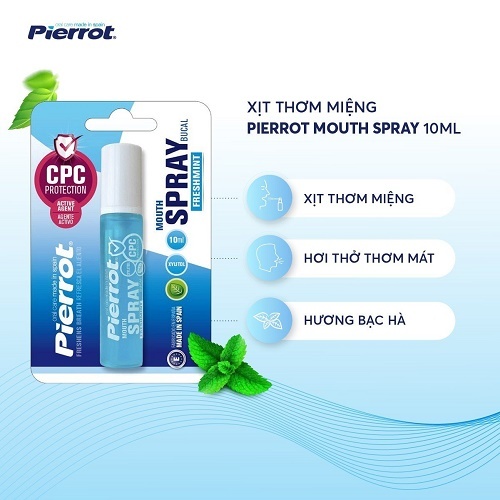 Xịt thơm miệng Pierrot Mouth Spray 10ML 1