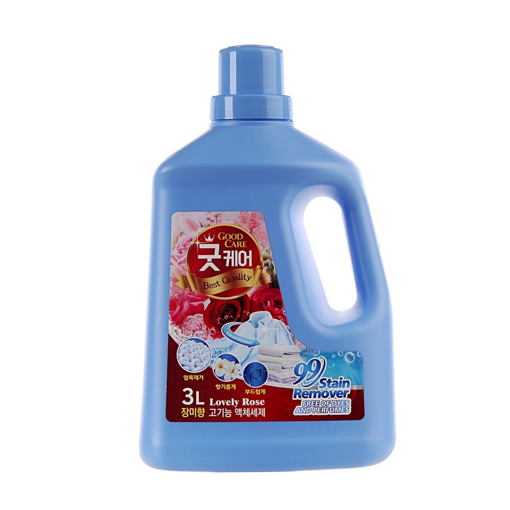 Nước giặt Good Care hương hoa hồng 3L