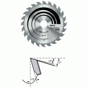 Đĩa cưa gỗ cho máy cầm tay 160x40 răng Bosch 2608640843