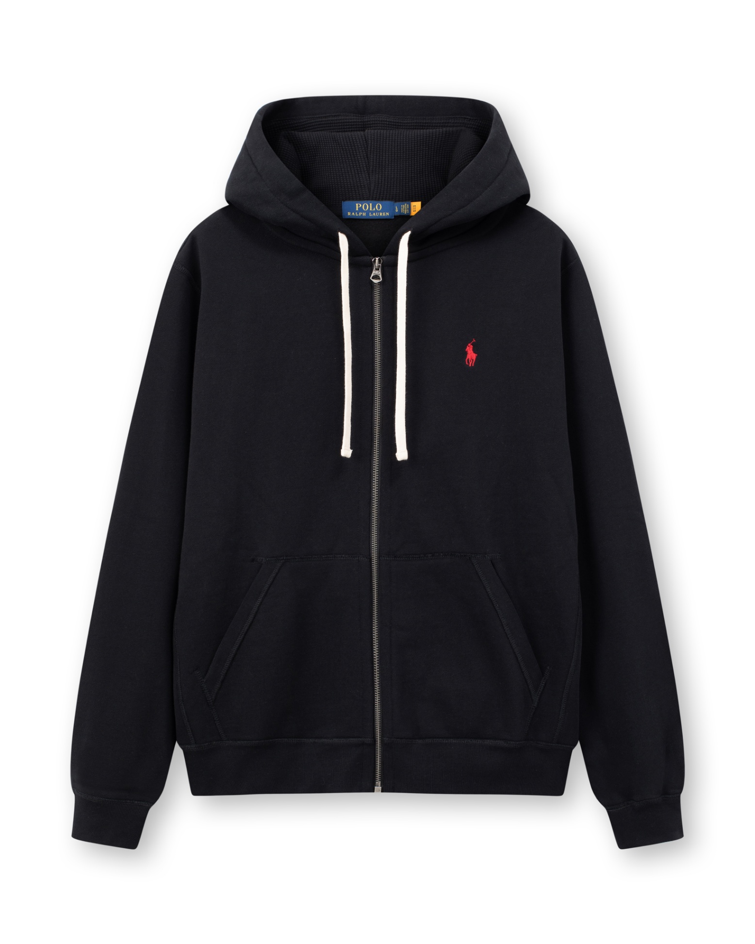 POLO R.ALPH L.AUREN DOUBLE-KNIT FULL-ZIP HOODIE