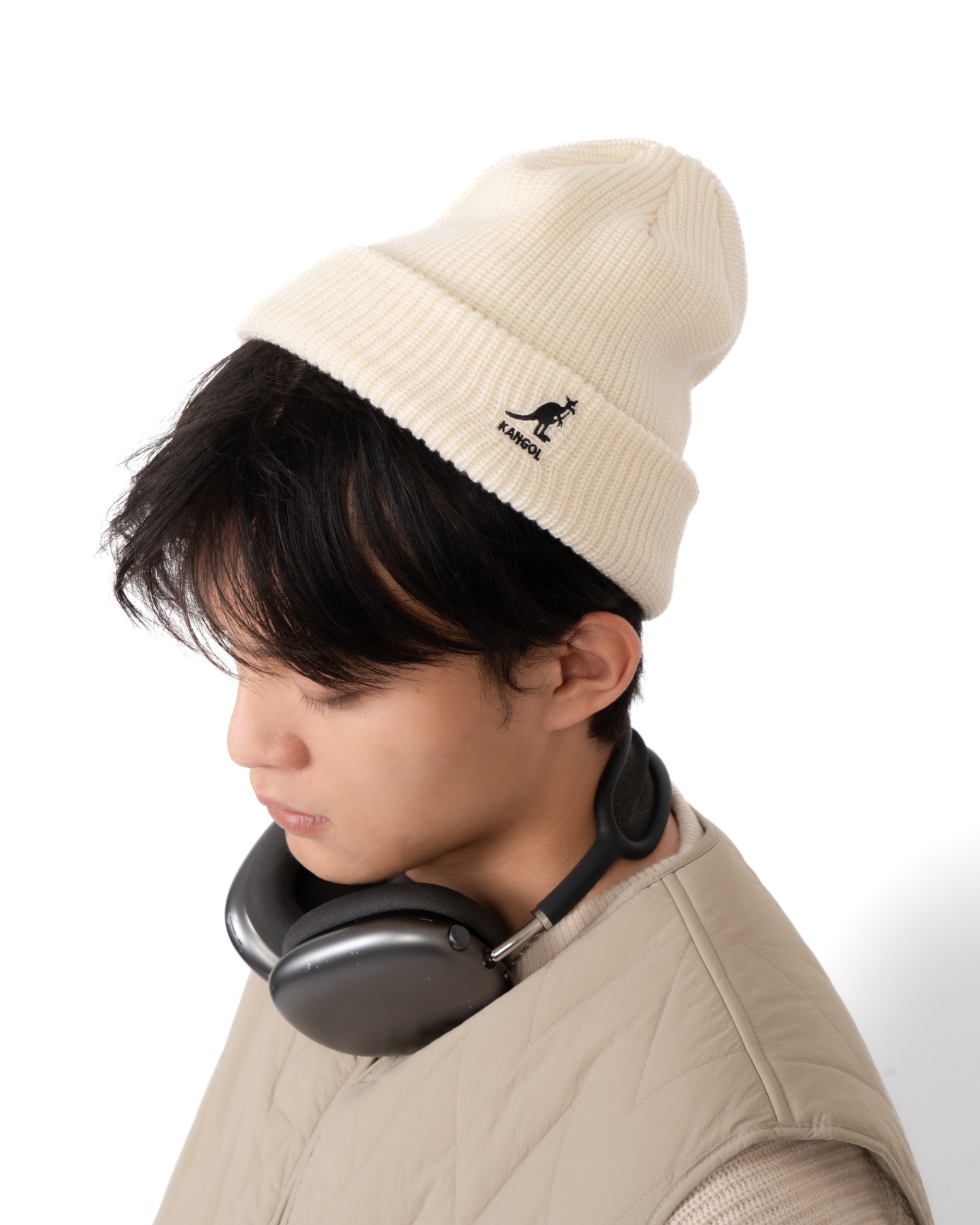 KANGOL 2-WAY BEANIE