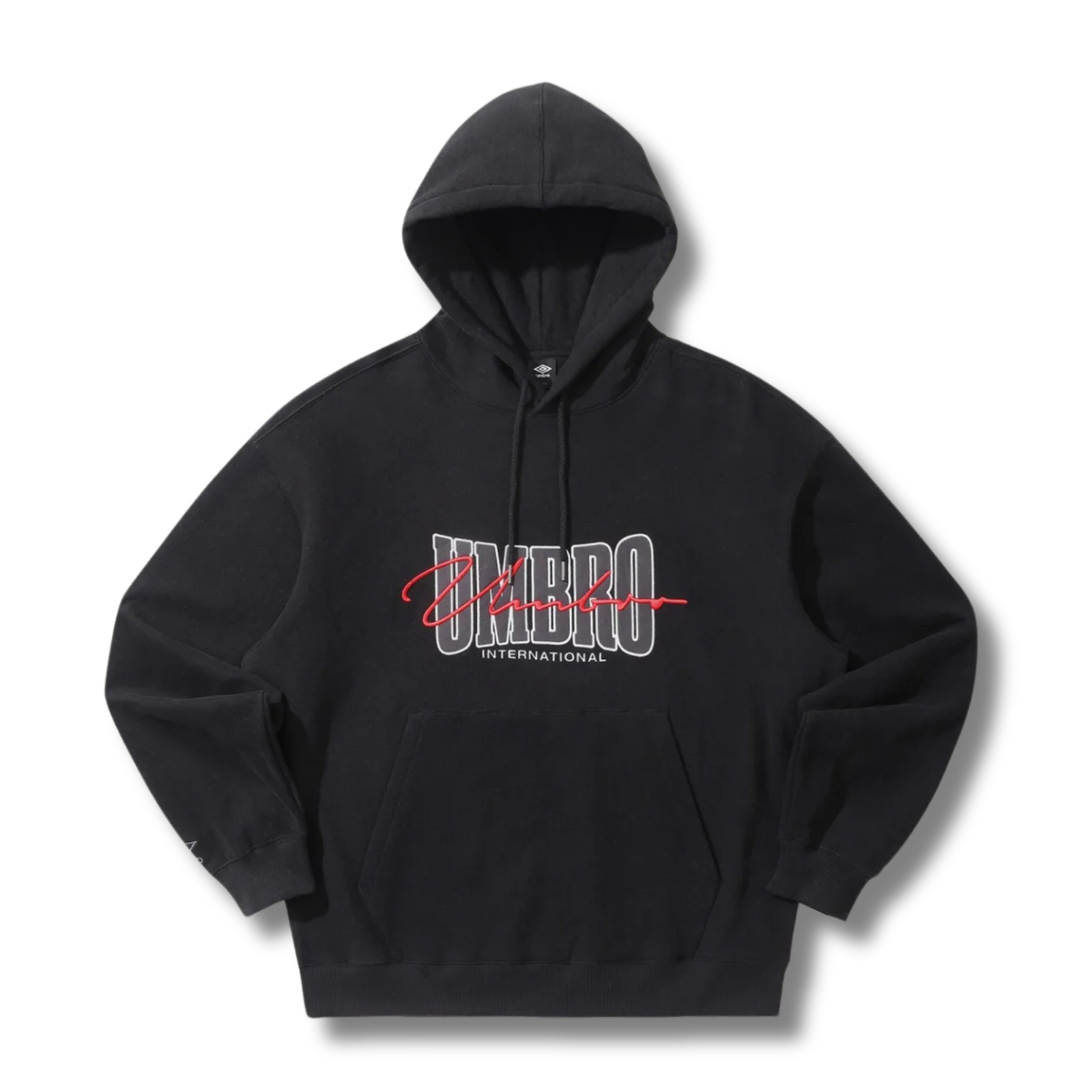 UMBR.O BRUSHED LETTERING HOODED SWEATSHIT