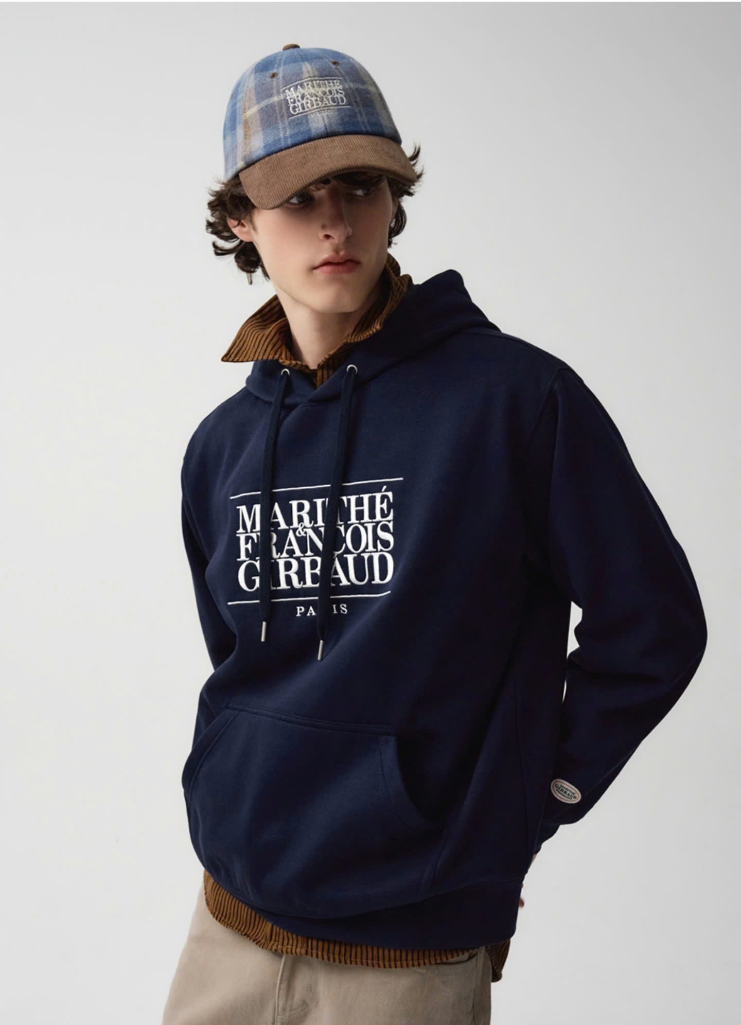 MFG PARIS CLASSIC LOGO EMBROIDERY HOODIE BRUSHED