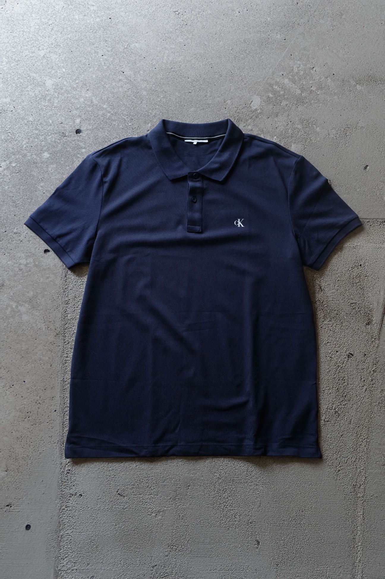 CA.LVI.N KLEIN JEAN PRINT ICONIC POLO SHIRT