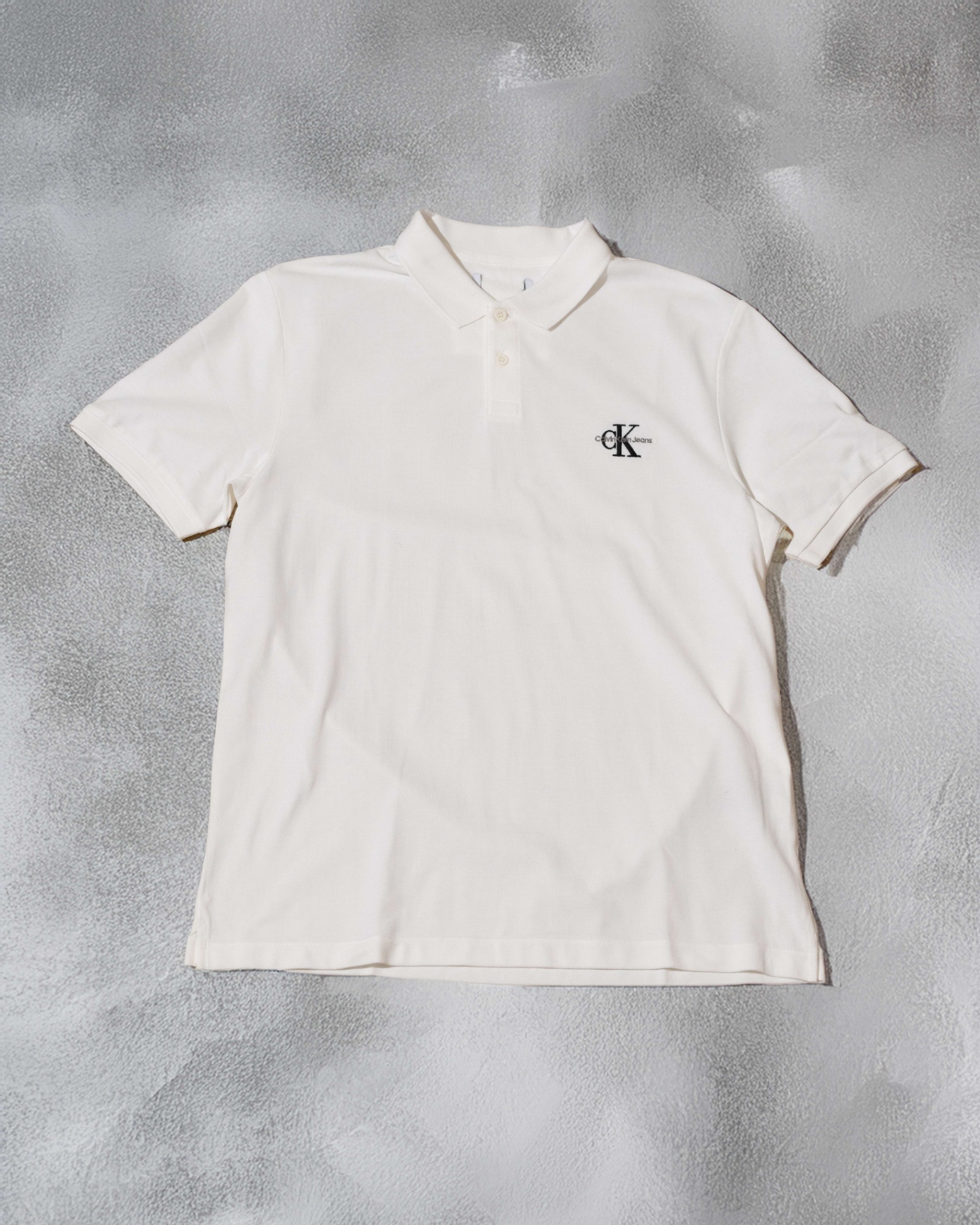 C.ALVIN K.LEIN JEAN EMBOIDERY BIG ICONIC POLO SHIRT