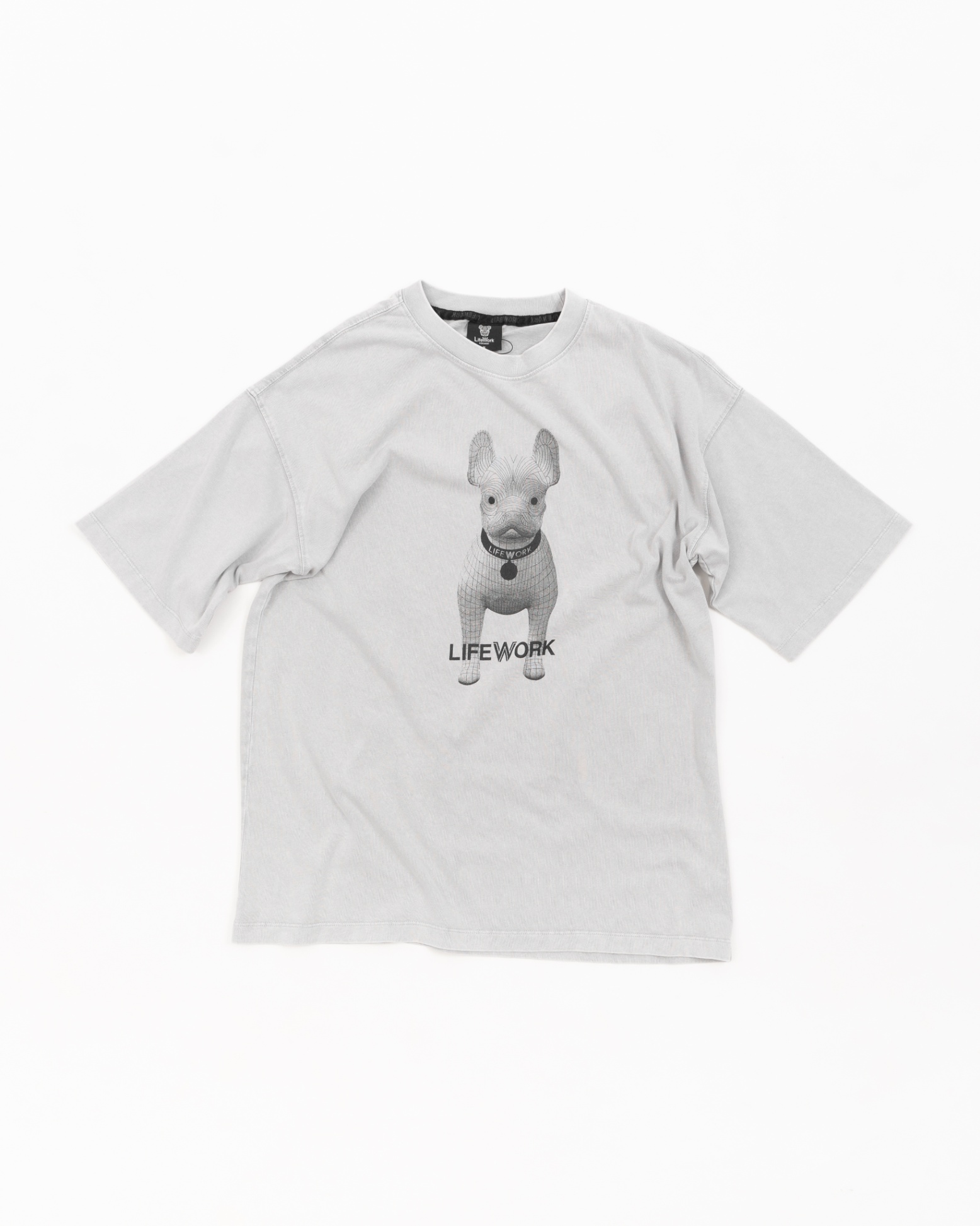 LIFEWOR.K DOG SHORT SLEEVE WASH T-SHIRT