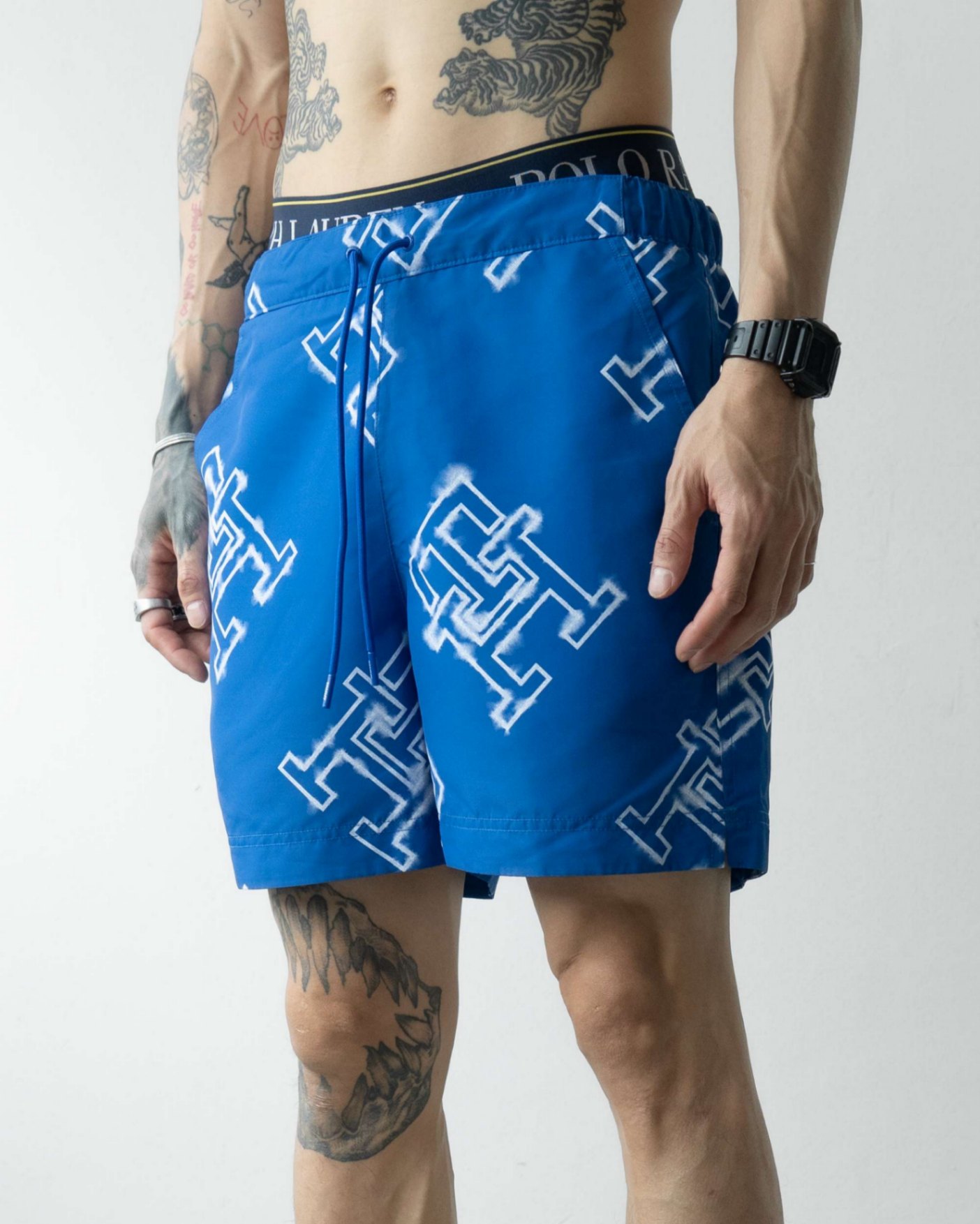 TOMM.Y HILFIGER NYLON PRINT MONO SHORT
