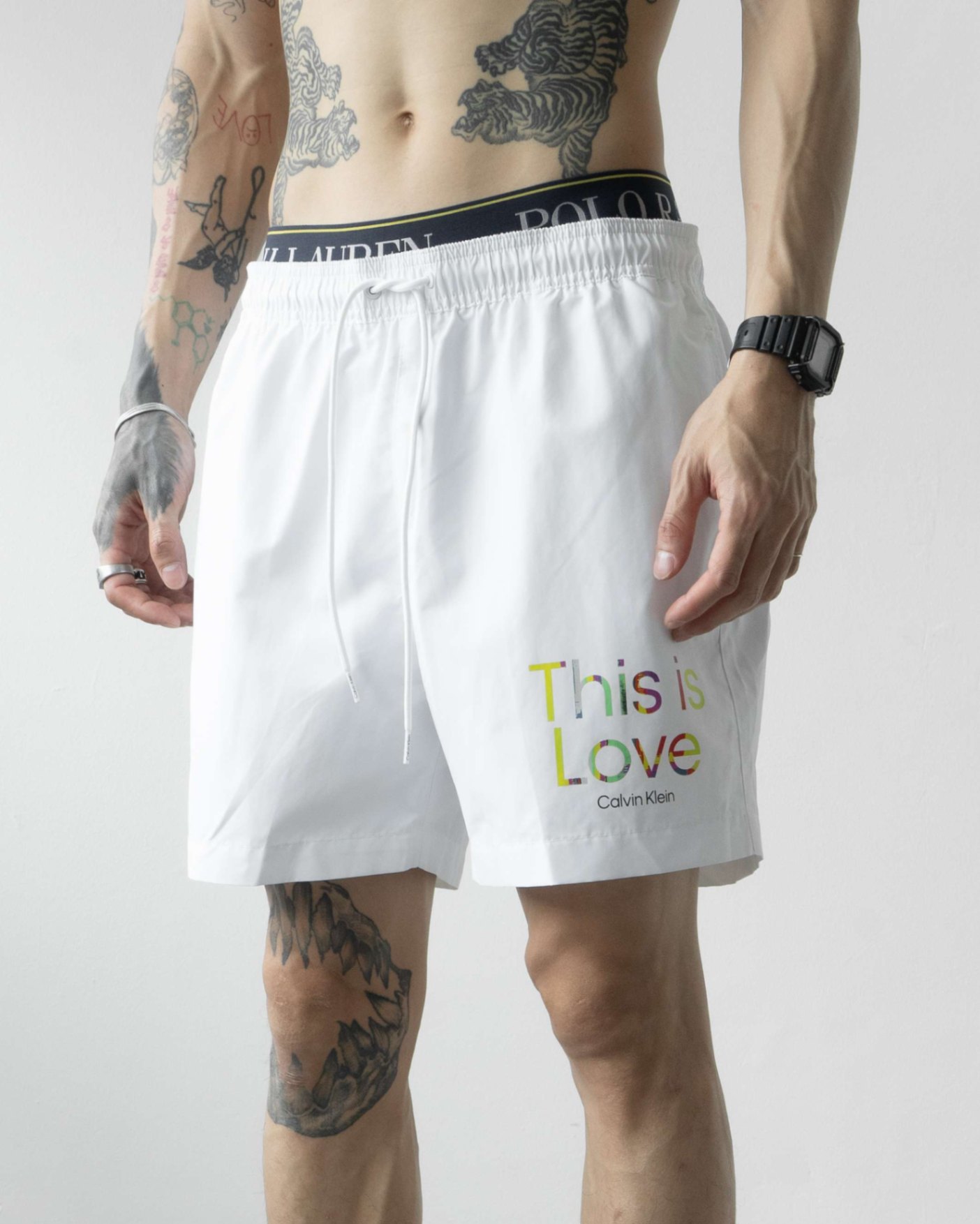 CALV.IN KLEI.N PRINT LG TIL SWIMMING TRUNKS