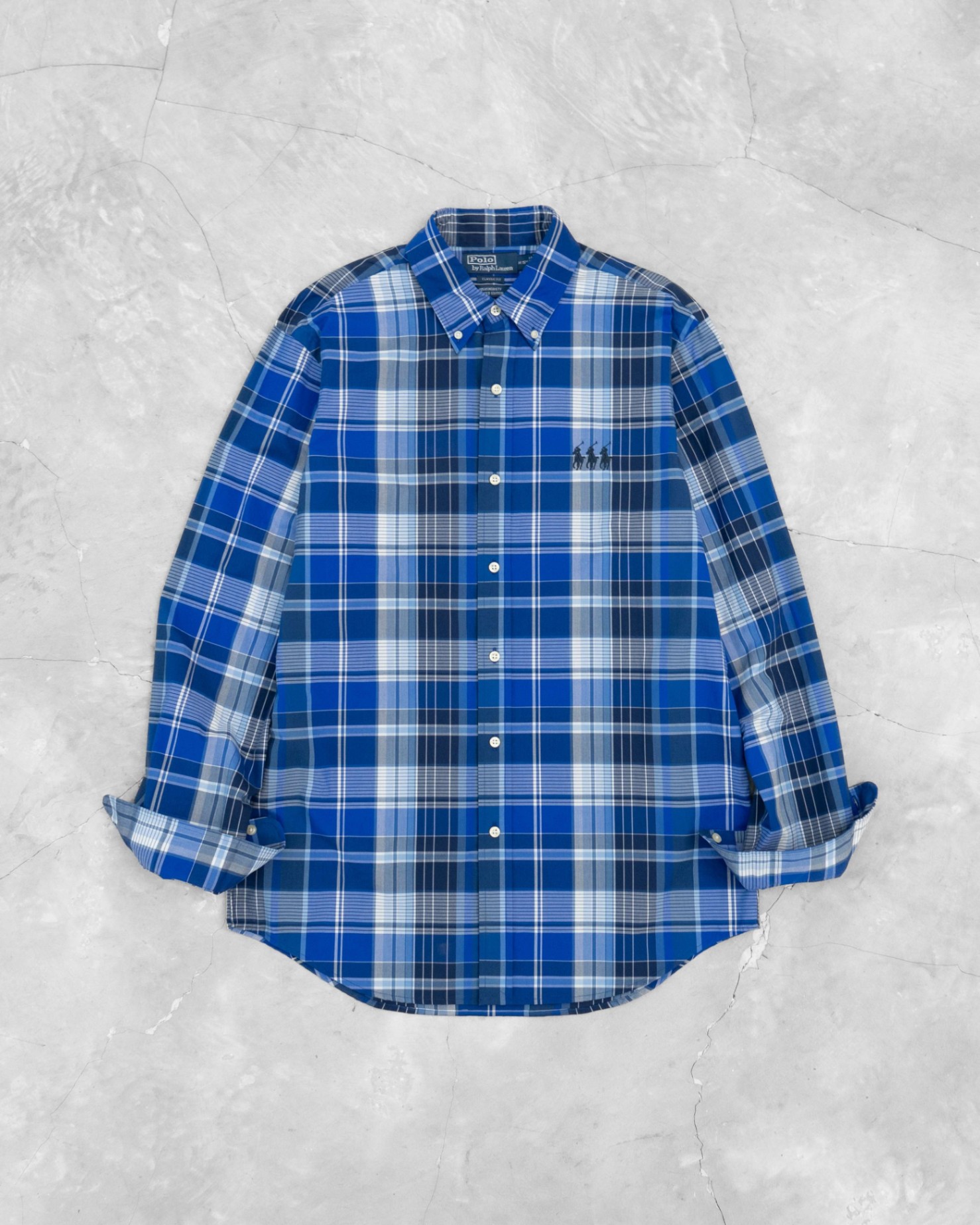 RALPH LAUREN CLASSIC FIT LIMITED FLANNEL COTTON SHIRT - 21