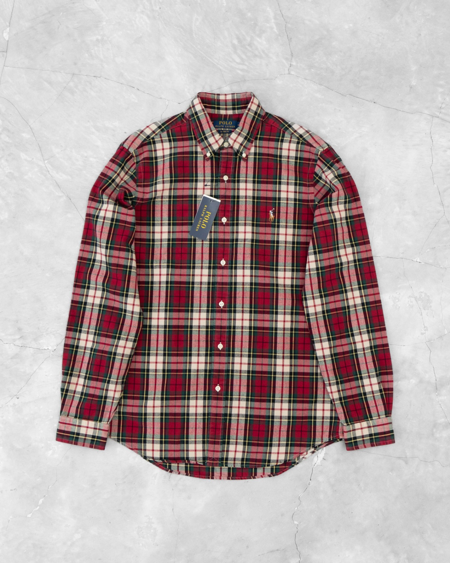 RALPH LAUREN CLASSIC FIT FLANNEL SHIRT - 8
