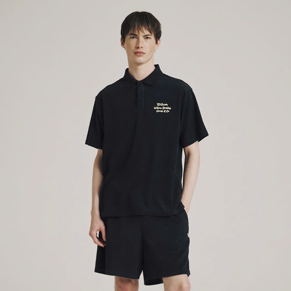 WILSO.N RUFFLED EMBROIDERY SHORT-SLEEVED SET