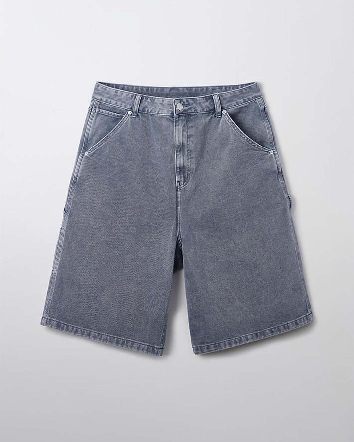 SPA.O DENIM CARPENTER BERMUDA SHORTS
