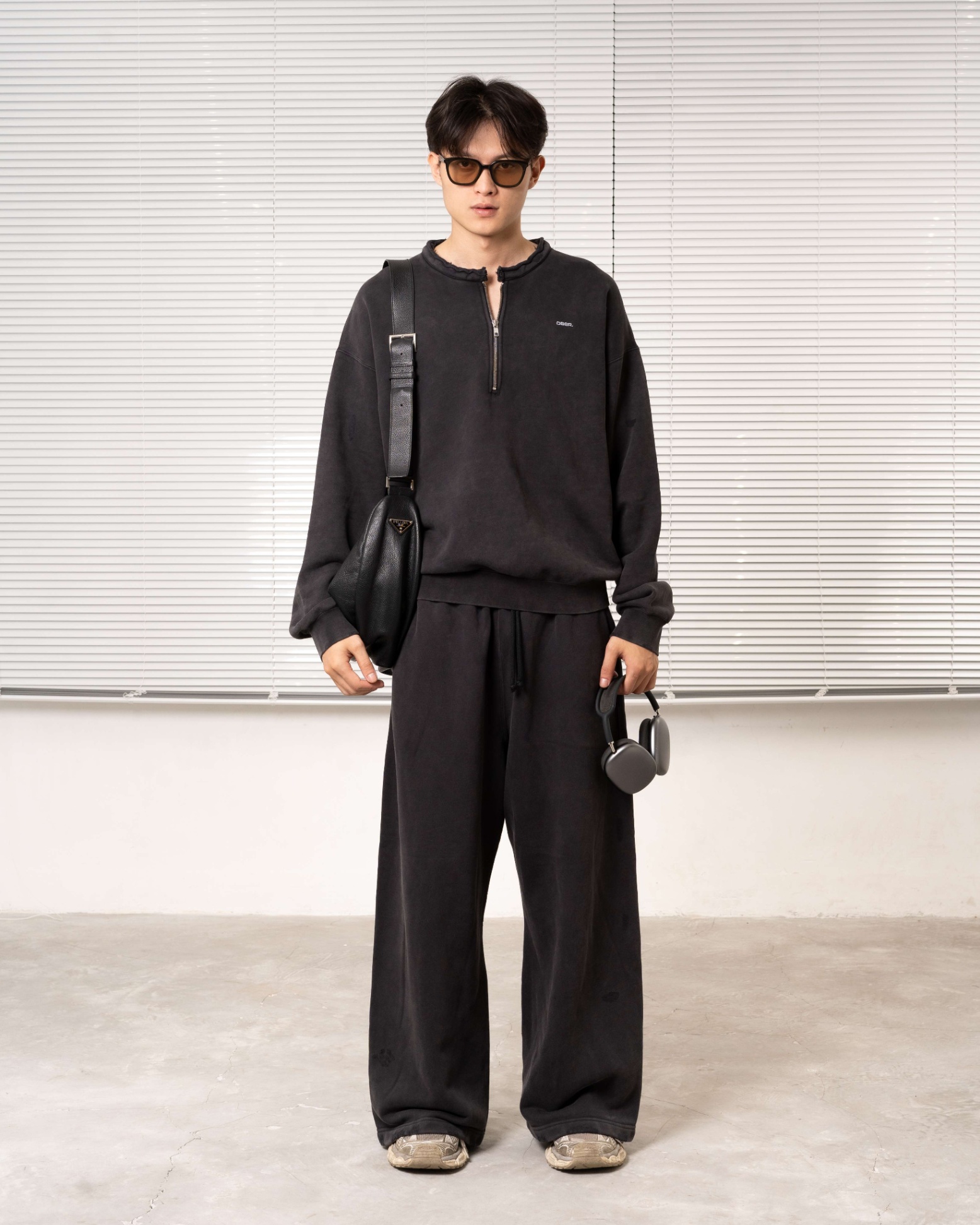 DBSR. CUTNECK HALF ZIP JACKET