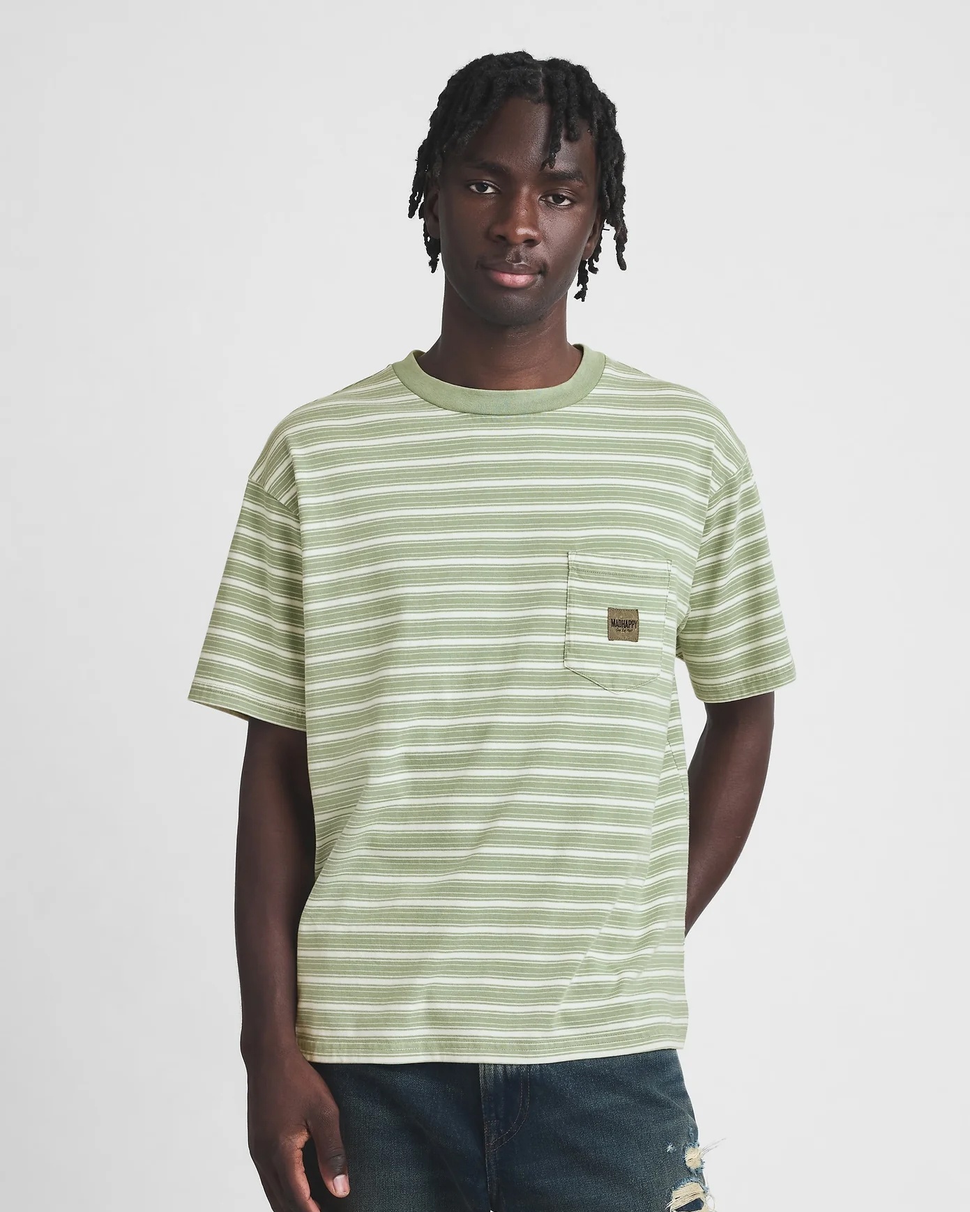 GA.P & MADHAPPY STRIPED TSHIRT