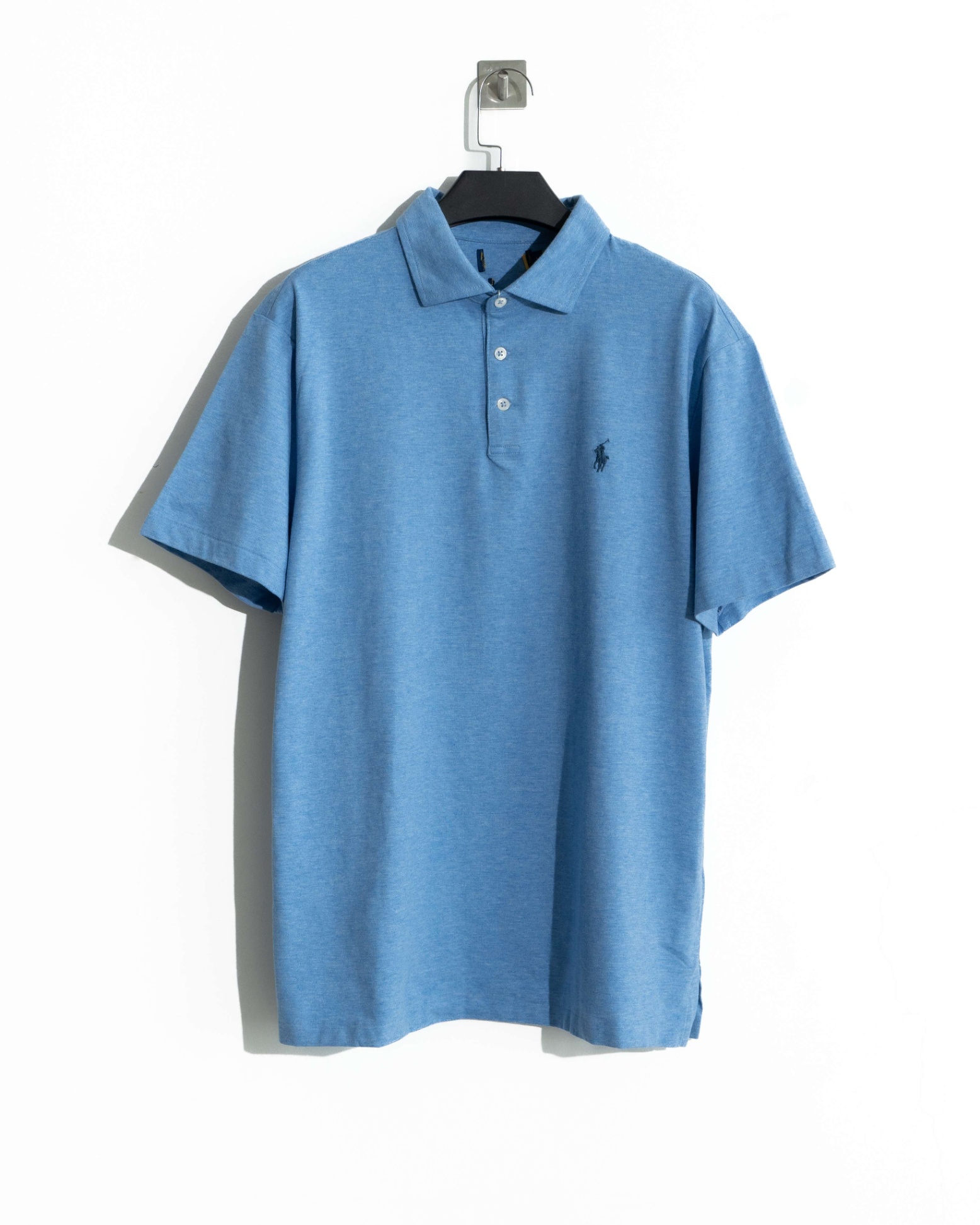 POL.O RALP.H LAUREN 3 BUTTON NAVY PONY POLO SHIRT