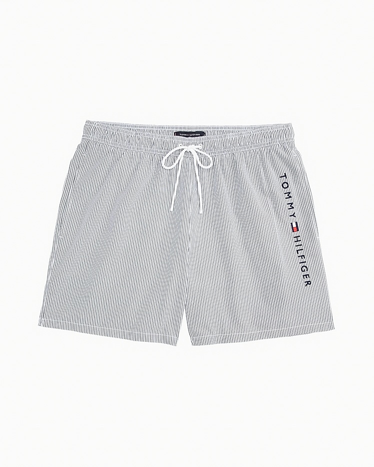 TM ORIGINAL STRIPE MID LENGTH SWIM SHORTS