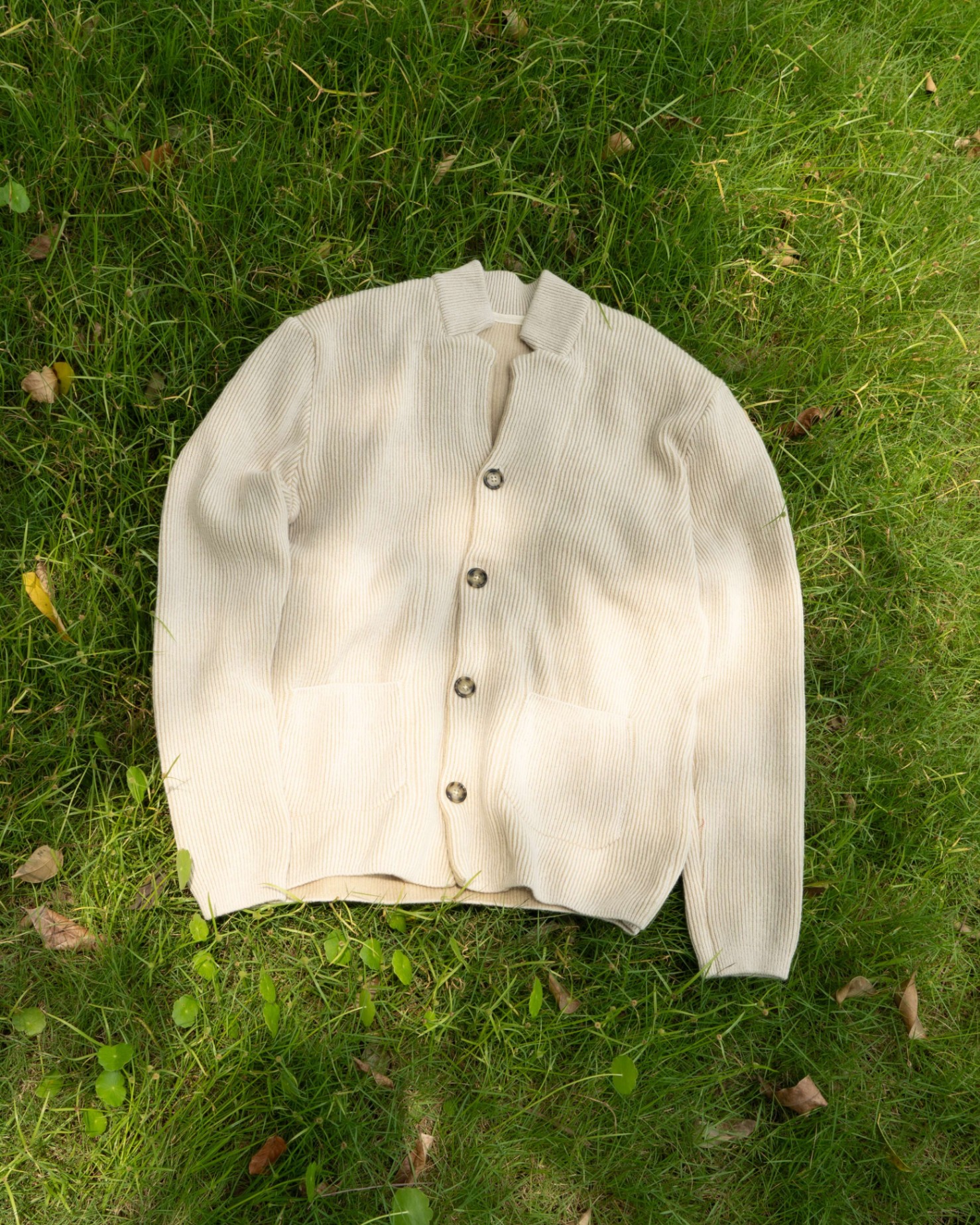 HEN COTTON'S GRANDAD KNIT CARDIGAN