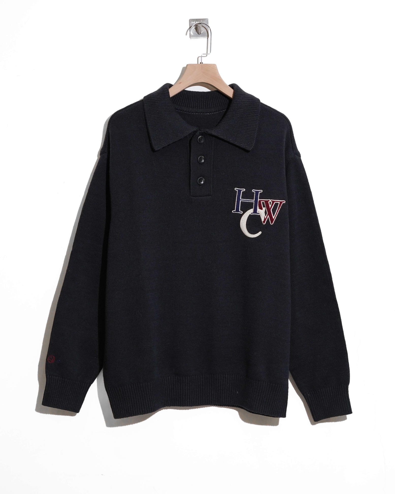 HARDW.O.O.D KNIT BOTTON SWEATER