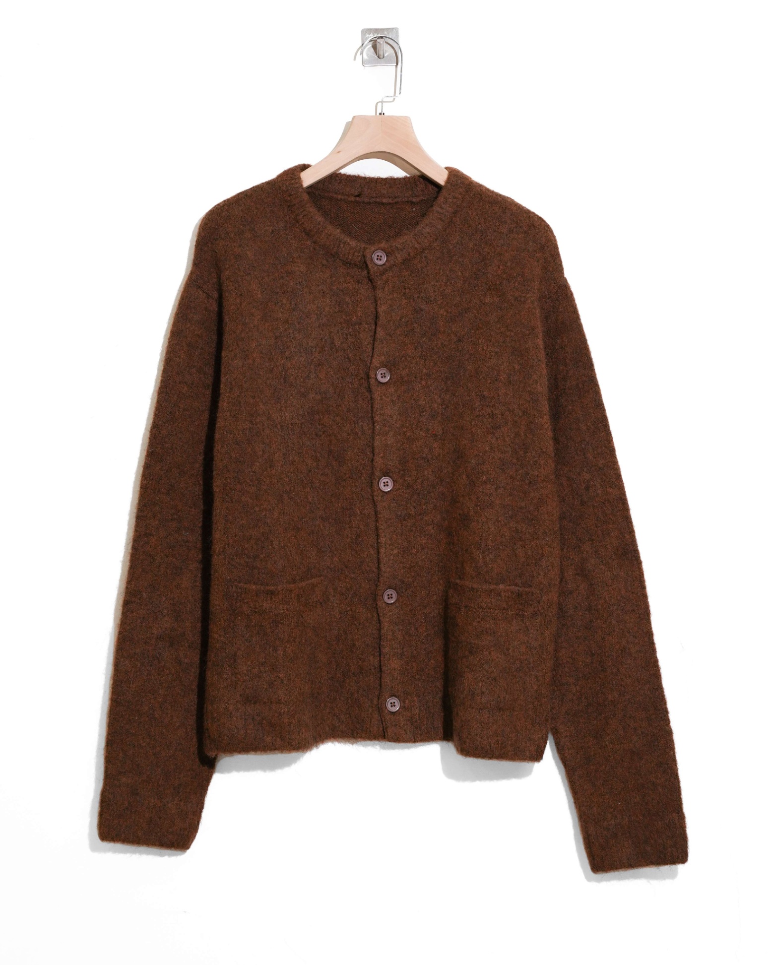 HAIRY KNIT CARDIGAN