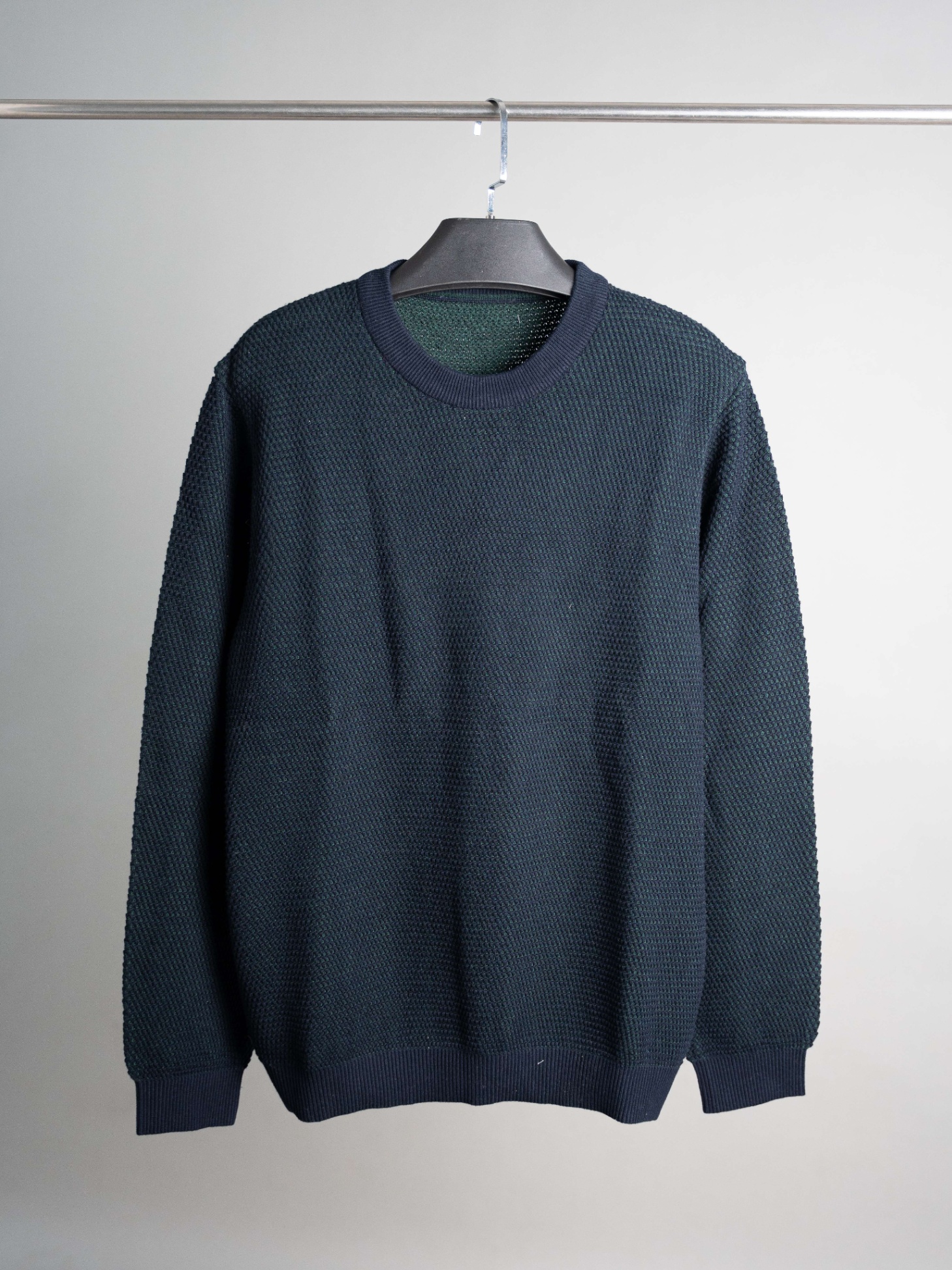 WAFFLE KNIT SWEATER