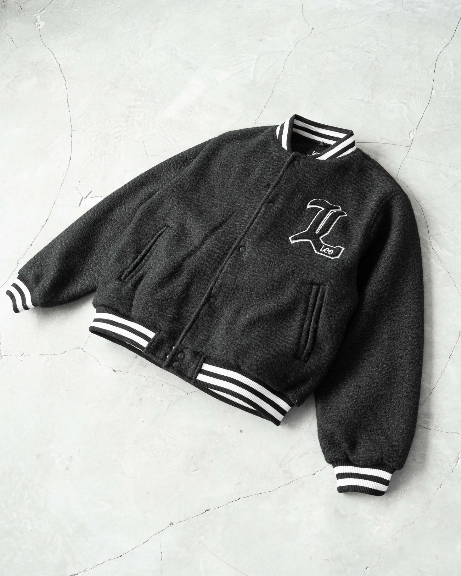 LE.E FELT VARSITY JACKET