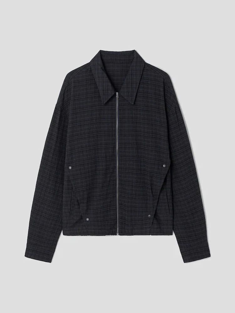 8SEC SHEER CHECK T SHIRT