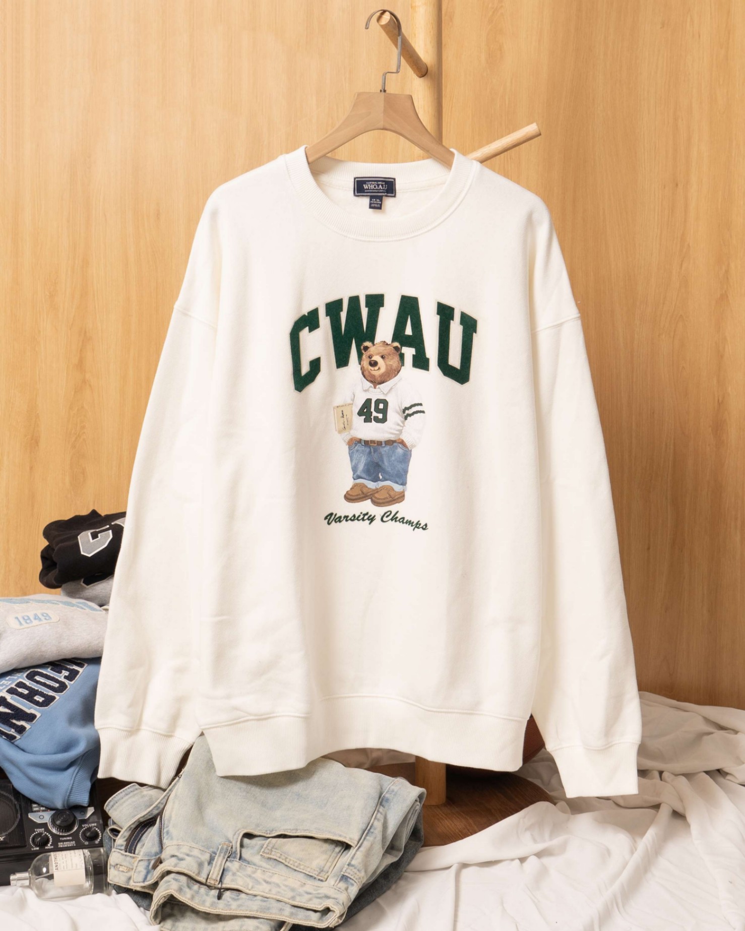WAU STEVE PHOTOGRAPHIC MTM SWEATER