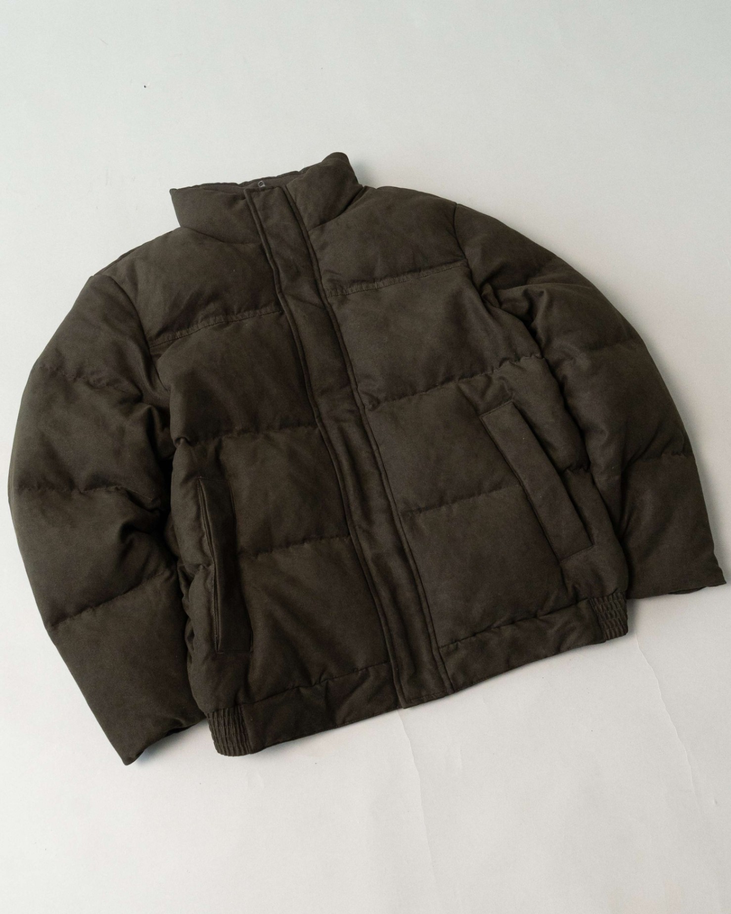 MIN.D BRIDGE SUEDE PUFFER JACKET