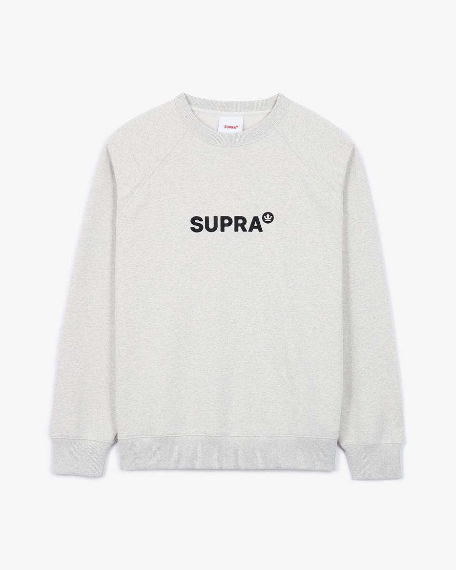SUPR EMBROIDERY RAGLAN SWEATER