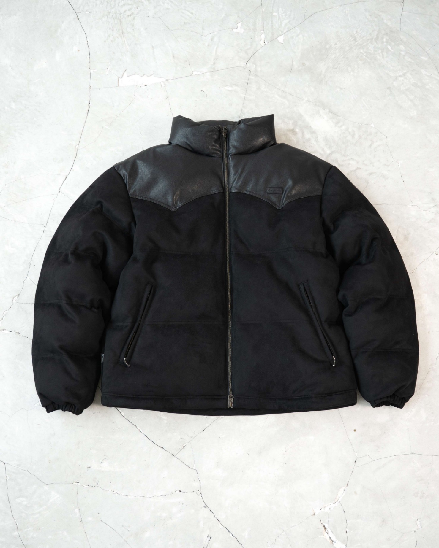 MAR SUEDE WESTERN PUFFER JACKET