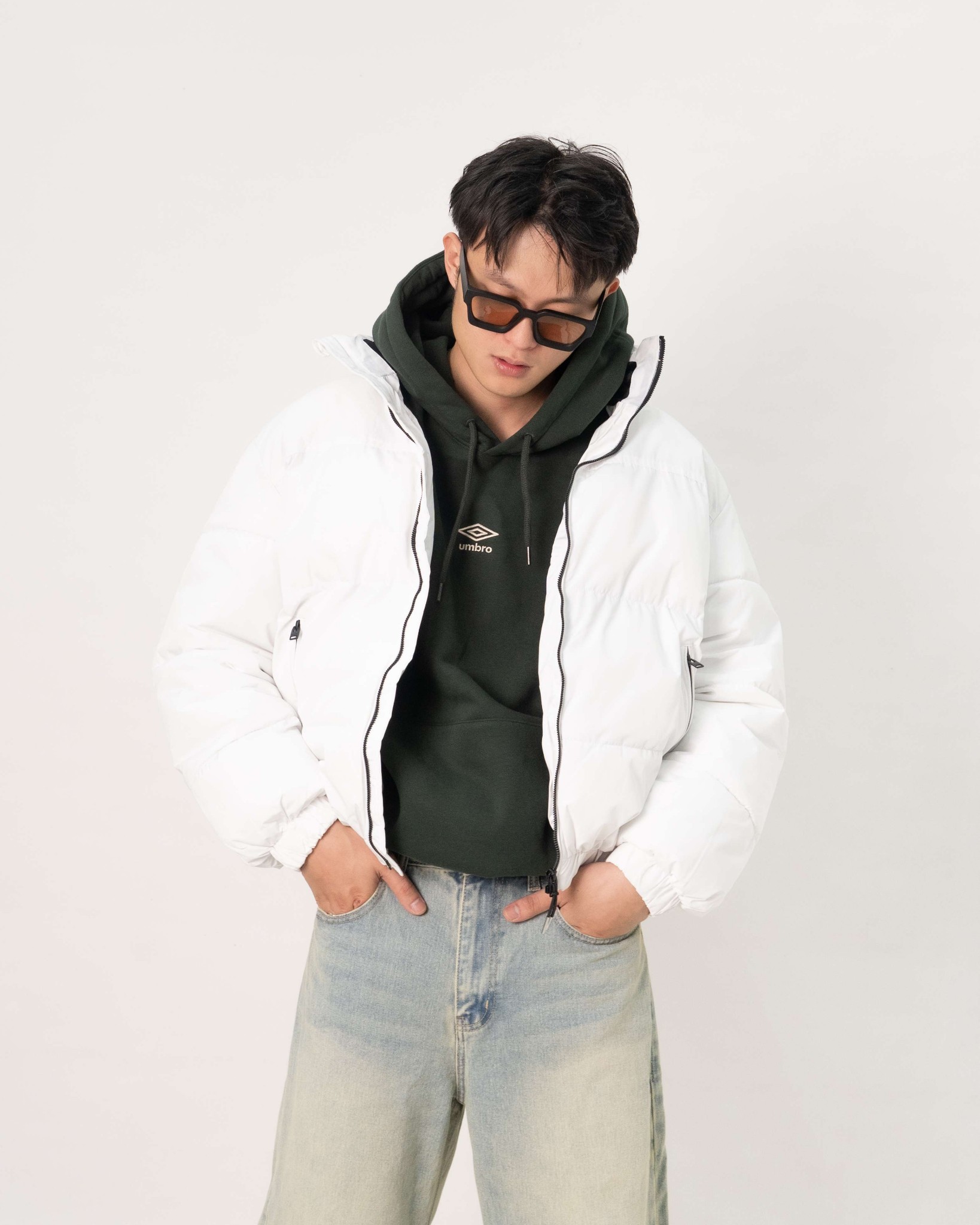 BERSH PUFFER FULL-ZIP JACKET