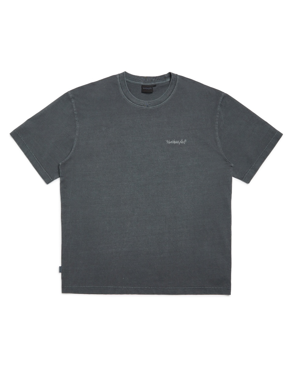 MARKGON SMALL SING LOGO PIGMENT T-SHIRT