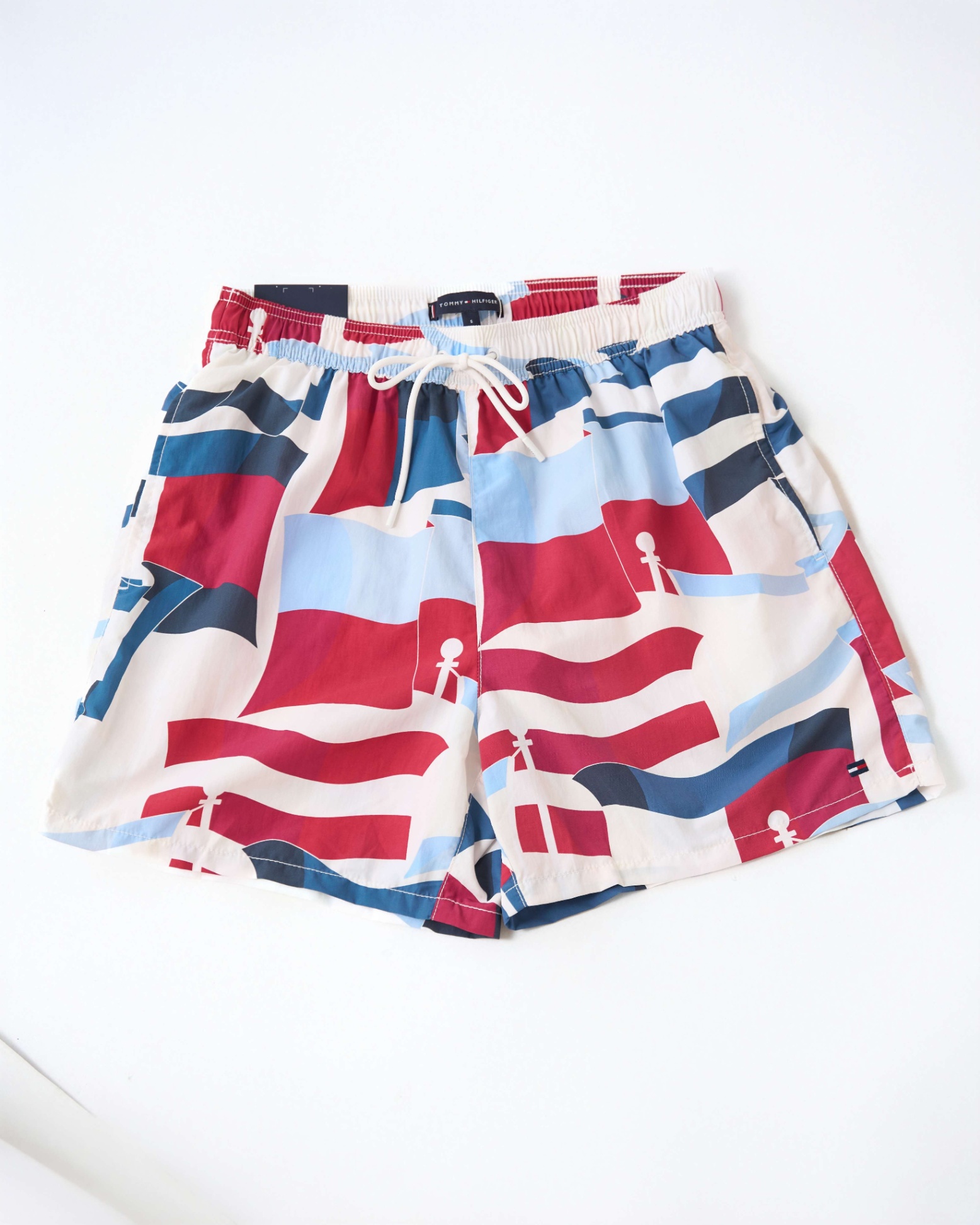 TM FLAG PRINT SWIMMING TRUNKS