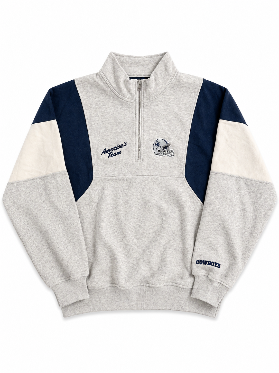 ABE & FIT NBA HALF ZIP FLEECE SWEATER